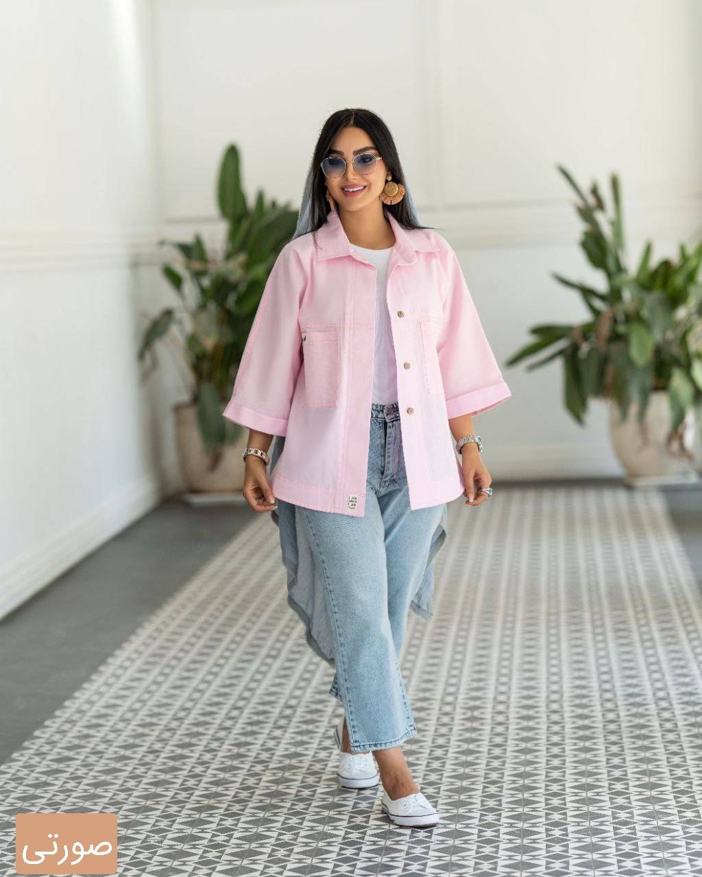 شومیز زنانه لینن  مدل لارا تا سایز ۵۰