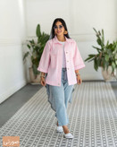 شومیز زنانه لینن مدل لارا تا سایز ۵۰
