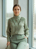 شومیز زنانه مدل حسنا توکی کراش تا سایز54