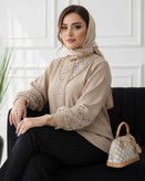شومیز زنانه مدل ملورین توکی کراش تا سایز ۵۸