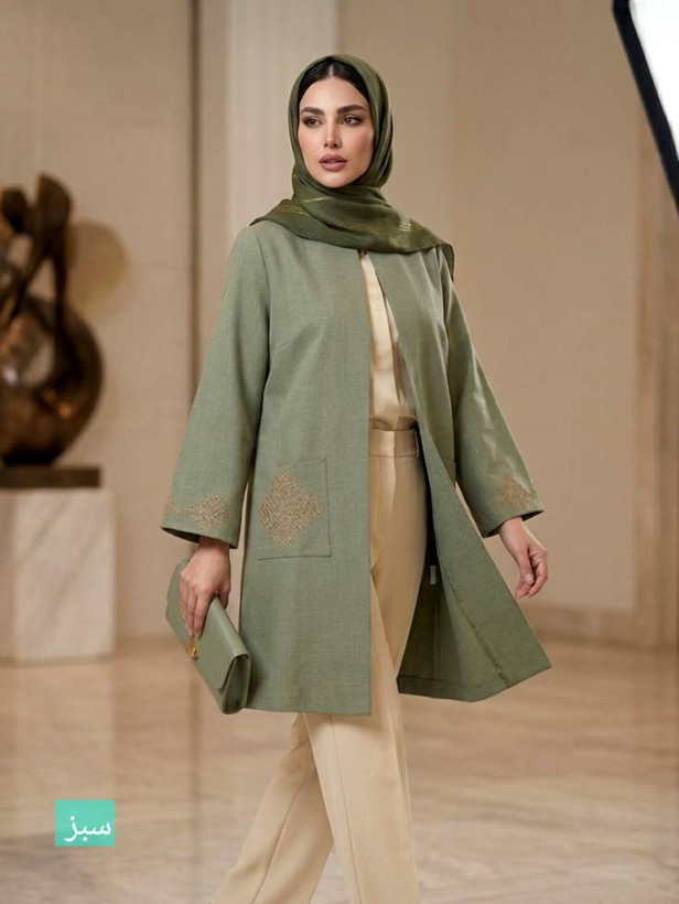 مانتو زنانه شانتون اسلپ مدل راز تا سایز ۵۶