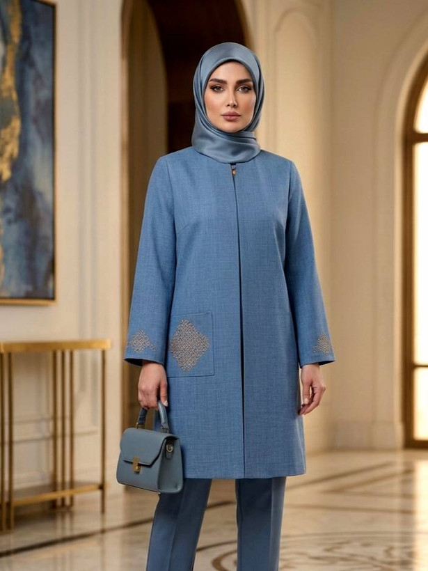 مانتو زنانه شانتون اسلپ مدل راز تا سایز ۵۶