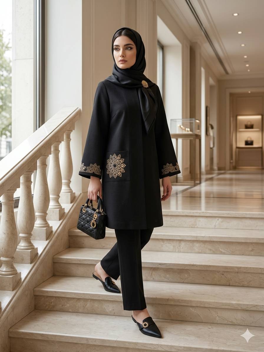 مانتو زنانه شانتون اسلپ مدل خورشید تا سایز ۵۶