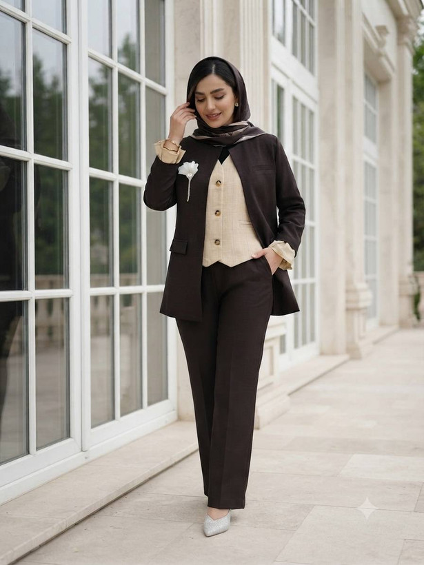 سه تیکه زنانه چنار تا سایز ۵۴