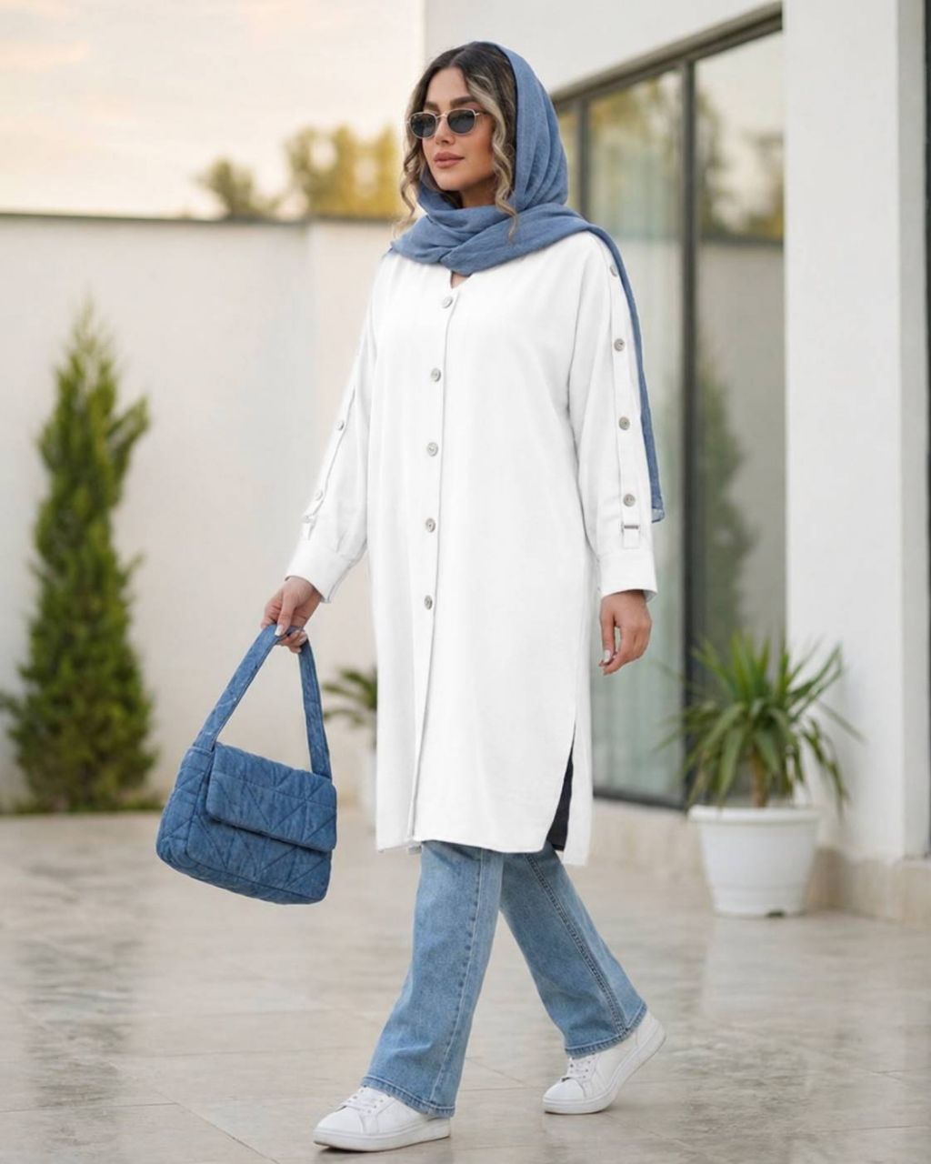 مانتو زنانه ابروبادی مدل بهار تا سایز ۵۸