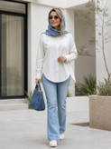 شومیز زنانه ملین جنس لینن